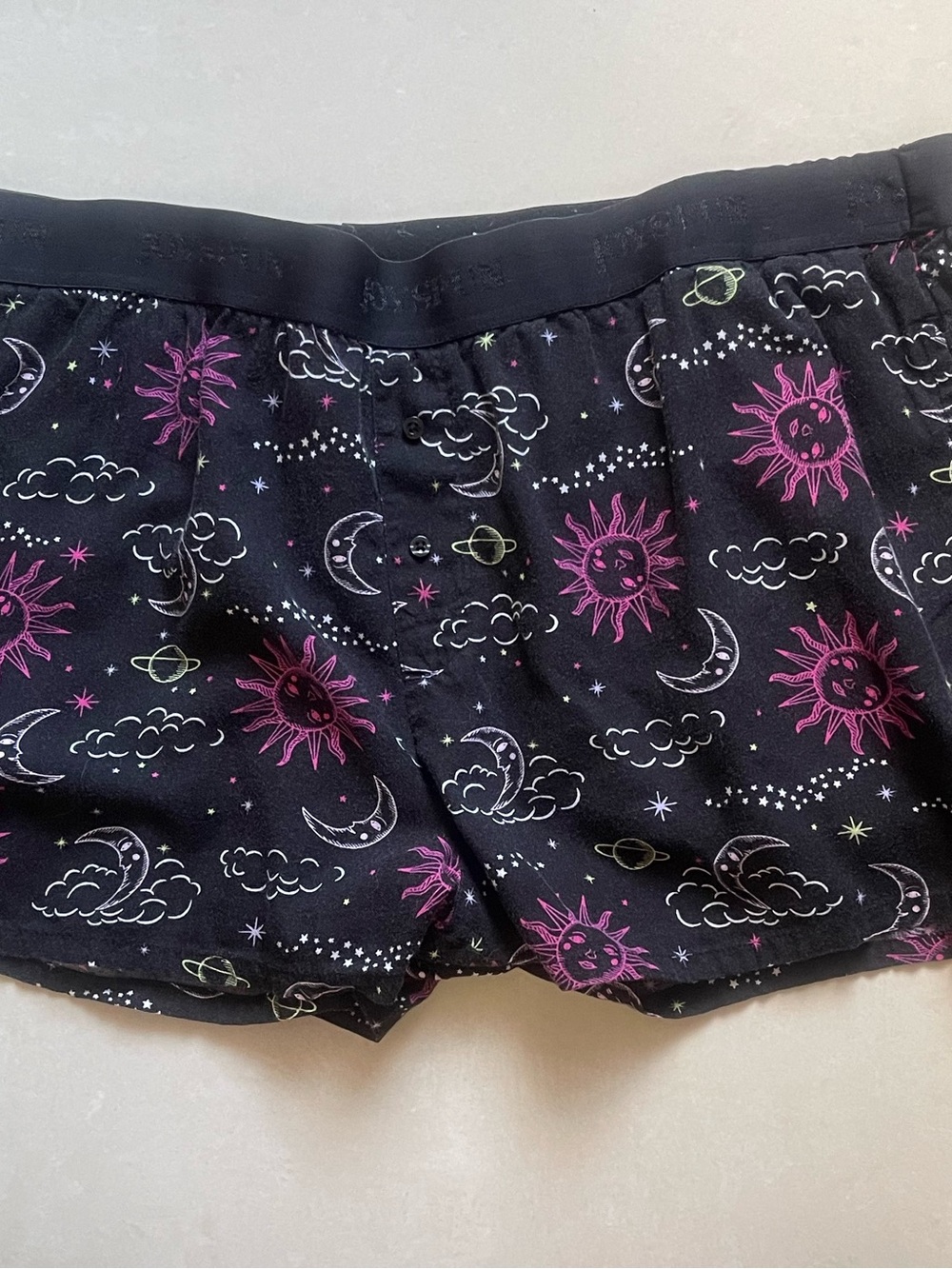 Joyspun Sleep & Lounge Shorts with cute Celestial Design Size L